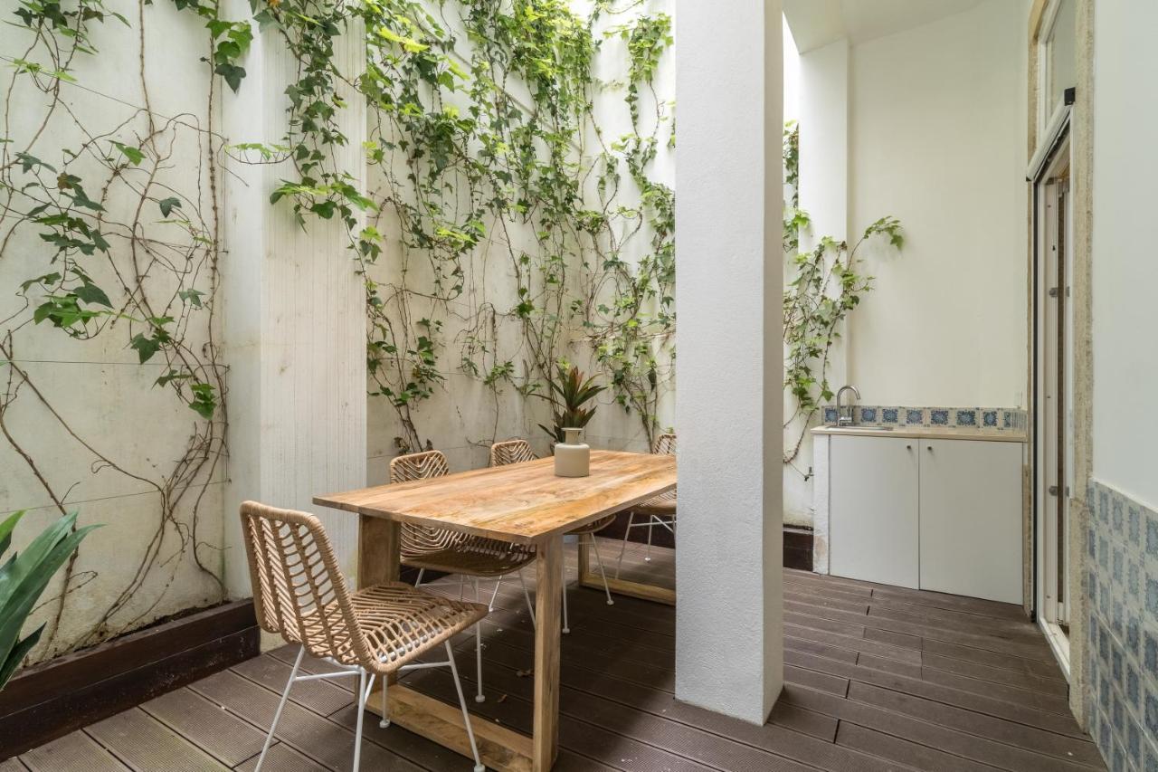 Casa Boma Lisboa - Design Apartment With Private Vegetal Terrace - Lapa VII エクステリア 写真